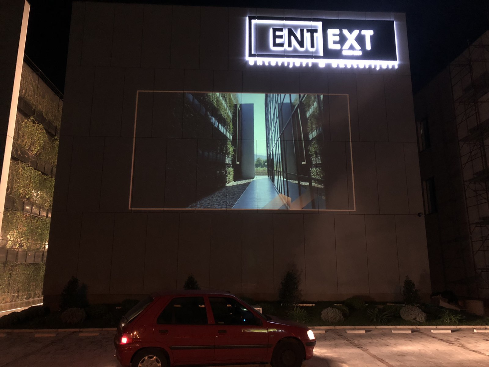 Outdoor projection